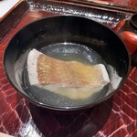 道後 海舟 - 伯方町　神経〆天然鯛の酒蒸し(藤本さんの代名詞)