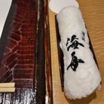 道後 海舟 - 正岡さんところの「OHT」でした。俺が・惚れた・タオル。