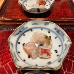 道後 海舟 - 大穴子とケンサキイカ