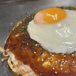 ちんちくりん - 豚玉そば+豚肉・目玉焼きトッピング（UP）