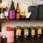 旬彩 天ぷら 心来(しんら） - こんな焼酎が揃っています。