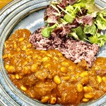 渡辺料理店 - メインの締めはいつもの埼玉行田市古代米さきたま古墳仔羊カレーたじまっです