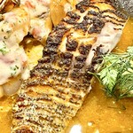 渡辺料理店 - 赤海老と伊佐木と帆立貝柱がゴロゴロ入っていて食べ応え十分です