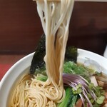 メヂカそば 吟魚 - 極細ストレート麺