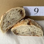 人舟 - カルダモン酵母マロングラッセいちじく 420円　断面