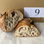 人舟 - 紫蘇茗荷パンチェッタ 380円　断面