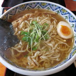 自然派ラーメン 神楽 - 煮干しラーメン（チャーシューは別皿です）