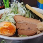 ラーメン金子 - ラーメン(小)バターTP  (野菜・ニンニク・油少なめ)