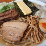 ラーメン金子 - 中華そば(中)バター・チャーシューTP