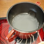 母ちゃんの店 わがや - 蕎麦湯はサラッとタイプ