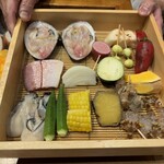 天ぷら もっこす - 今日の食材