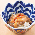 塩辛クリームチーズ