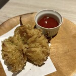 めしや因すけ - まるごと花咲きオニオンフライ