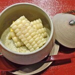 みかみ - 茶豆の冷やし茶碗蒸し トウモロコシ添え