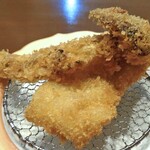 みかみ - 松茸と白身魚のフライ