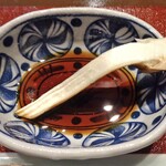 みかみ - サッと油通しした松茸の刺身