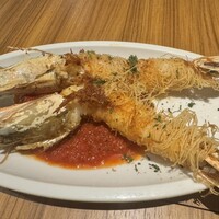 洋食ビストロ 一方美人 - 海老のカダイフ揚げ