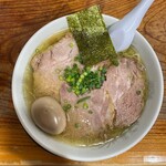 伊達屋 - 塩チャーシュウメン＋煮玉子