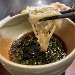 つる亀庵 - 薬味入れた