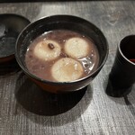 つる亀庵 - そば玉ぜんざい　200円