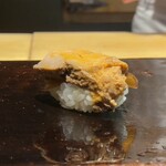 鮨 三心 - ◎あん肝 握りで