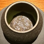 トムクリオーザ - 大和肝　黒トリュフとマッシュルームソース