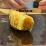 鮨 三心 - ◯薄焼き玉子巻き