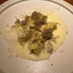 トムクリオーザ - 栗のラビオリ　秋トリュフ　パルメザンチーズ