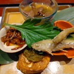 割烹 清風 - ワカサギの唐揚げ　ほか