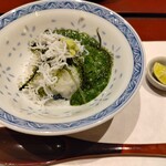 割烹 清風 - モロヘイヤ丼