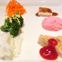 シュタインハウス 銀座店 - S・シェフの気まぐれランチ 1000円 の前菜6種盛り合わせ