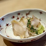 すしやのたい悟 - じゅんさんご注文の「つぶ貝刺し」