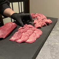 焼肉Nick - ユッケ用細切りは厨房で