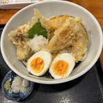 延喜 - ちく玉天なのに、舞茸天とえのき天、かぼちゃ天も入ってた！