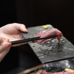 焼肉 ONAKANOMIKATA - 極上！炙りカルビ寿司