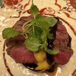 赤坂 詠月 - ローストビーフの下には柔らかい茄子