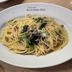 fish&wine BLUE OCEAN GRILL - ひき肉とほうれん草のパスタ(日替わりパスタ)