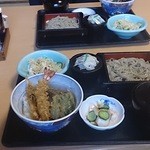 里味 - 天丼そばセット