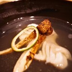 あま木 - クエと松茸の椀物