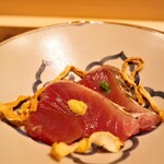 あま木 - カツオの藁焼き