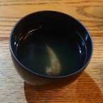 かぶと - 肝吸い:削り立ての鰹節｡ご馳走さまでした