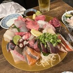 炭達磨 - 刺身盛り合わせ　2人前