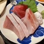 しんのすけ - 刺身三種盛り