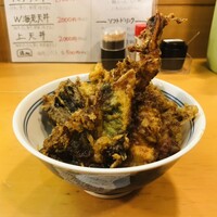 北新地 天富 - 海老天丼