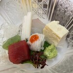 貴船喜らく - お刺身　湯葉も！