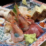 独酌　三四郎 - 刺身盛り合わせ