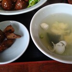 賢龍 - スープと小鉢