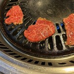 やまがたべこいち - 左から（ロース・和牛ロース・和牛上ロース）