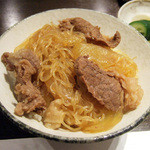 藤吉 - 増田牛コース(6500円)の牛丼