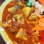 Merci - ほろほろ大根とチキンのトマト